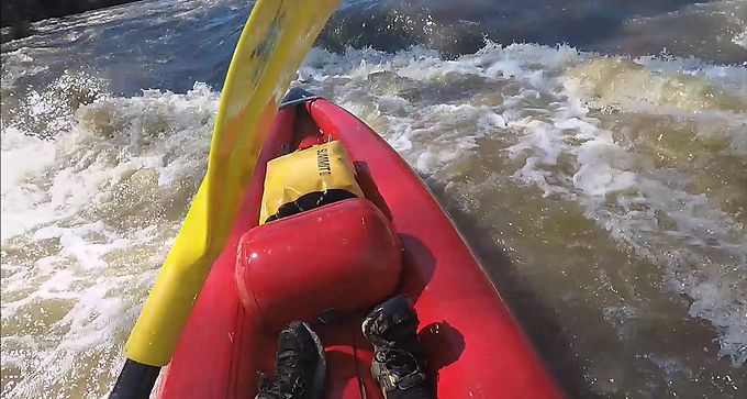 Kayaking the Yarra river